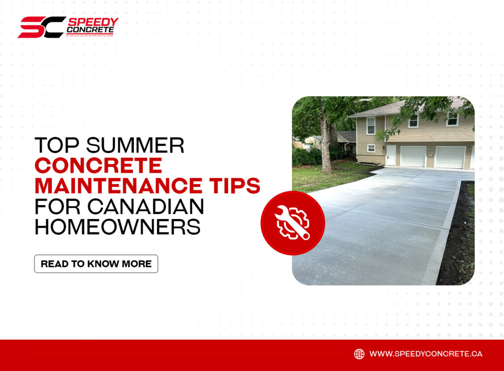 Top Summer Concrete Maintenance Tips for Canadian Homeowners