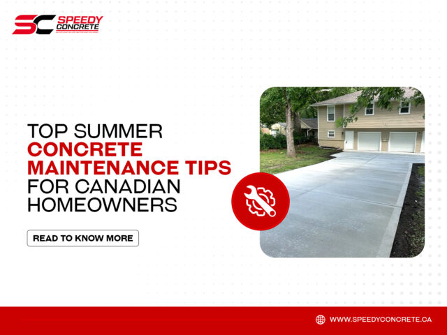 Top Summer Concrete Maintenance Tips for Canadian Homeowners